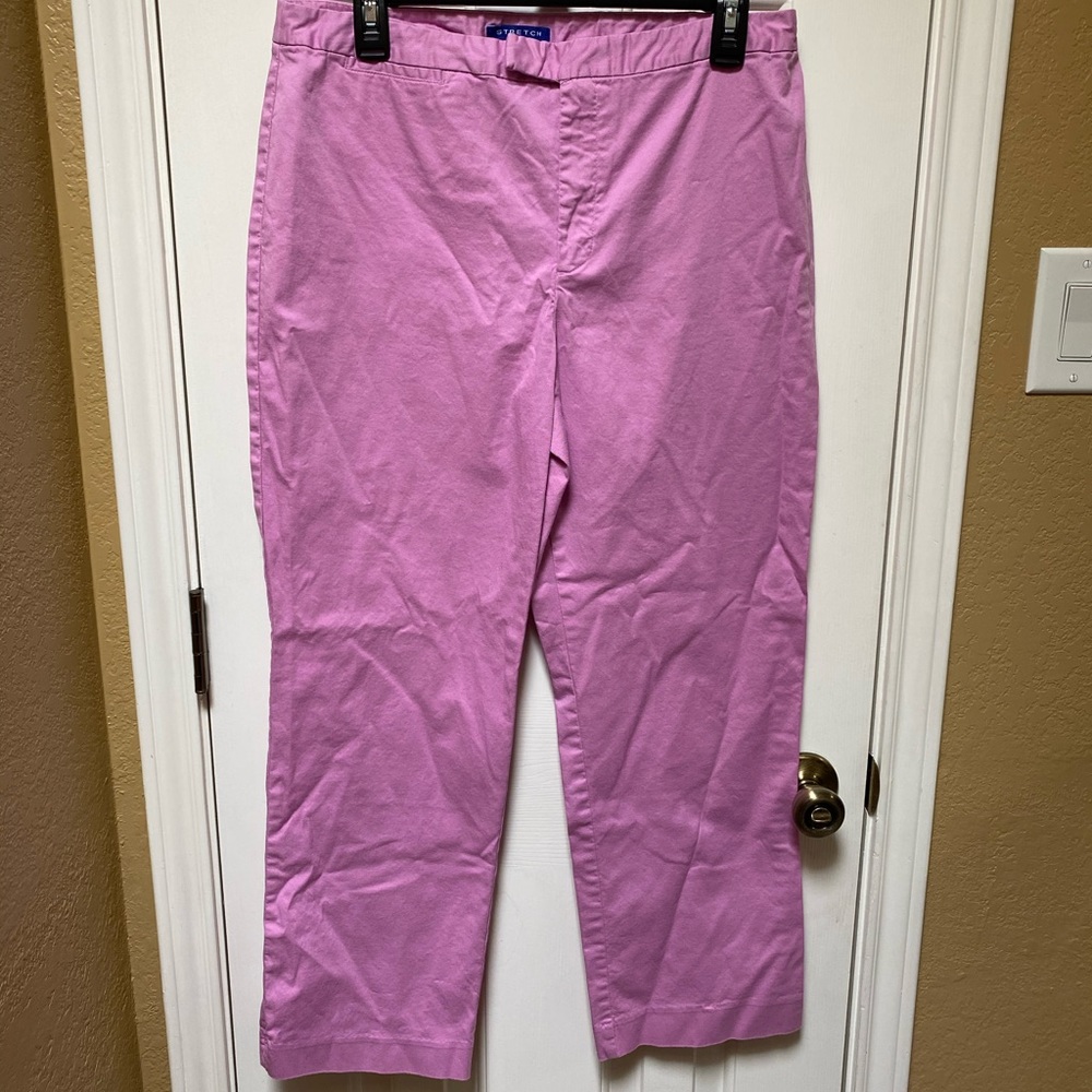 JH Collectibles Pink Cropped Pants Size 12 VGC